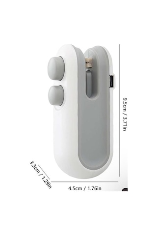 Zhltools Mini Poşet Kapatıcı Lacivert