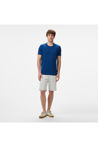 Nautica Nautara Erkek Indıgo Regular Fit T-shirt Düz V55009t Mavi