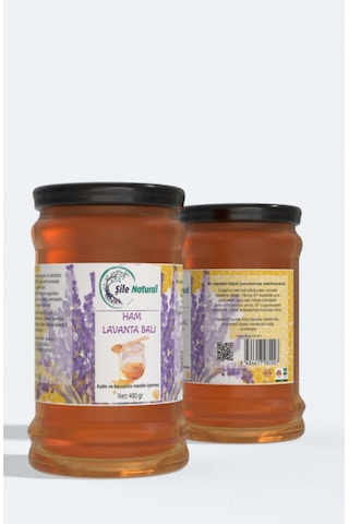Lavanta Balı Cam Kavanoz 400 Gr - %100 Doğal Ham Lavanta Balı