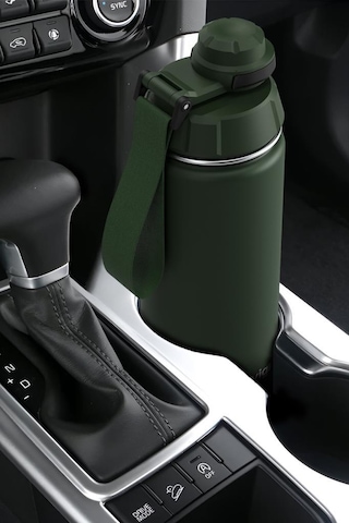 Stevig 1 Hand Leak-proof Sızdırmaz Çelik Termos 500 Ml Green St-208
