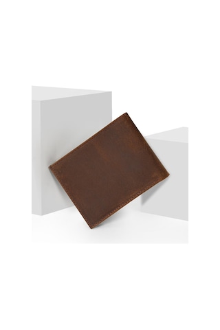 Erkek Hakiki Gerçek Deri Cüzdan Antik Kahverengi 113530 001