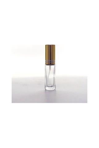 Ferdenferda 50 Adet Boş Cam Parfüm Numune Şişe 5 ML Vidalı Şeffaf Metal Kapaklı