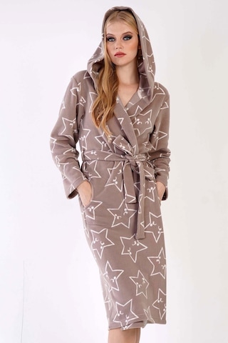 Kadın Kapüşonlu Polar Espresso Sabahlık C3t0n4o045 001