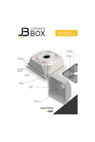 Jbox  Kamera Montaj Buatı Ve Alt Kapağı 1 ADET