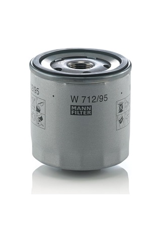 Fılter Mann-fılter Yağ Filtresi W 712/95 Vw Group Binek Otomobiller İçin, En Yüksek Filtrasyon Performan Standart