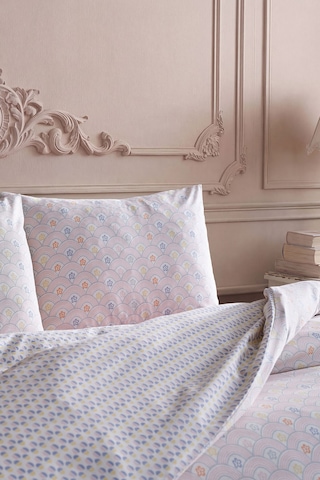 Doqu Home Rosabelle Easy Cotton Nevresim Takımı Çift Marlen Beyaz