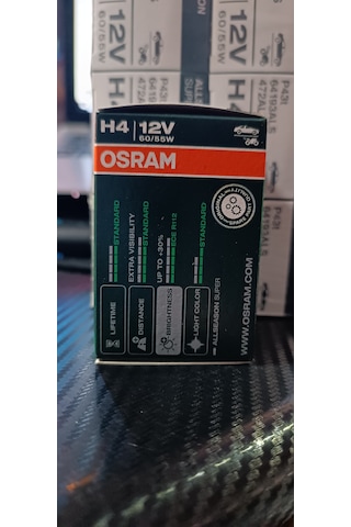 Osram H4 55/60w Allseason Super +%30 Kolormatik Kar Ve Sis Için Ö