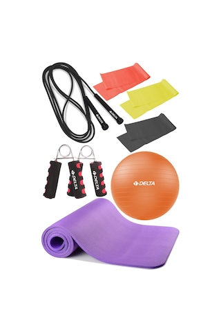 10 Mm Minderli Pilates Seti - Evde Kolay Antrenman İçin İdeal Siyah