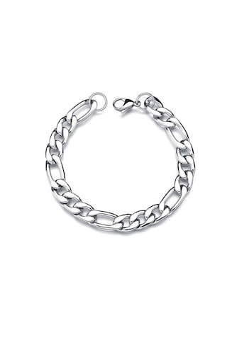 Chavin 9.5 mm Figaro Gri Çelik Erkek Bileklik et85by-9