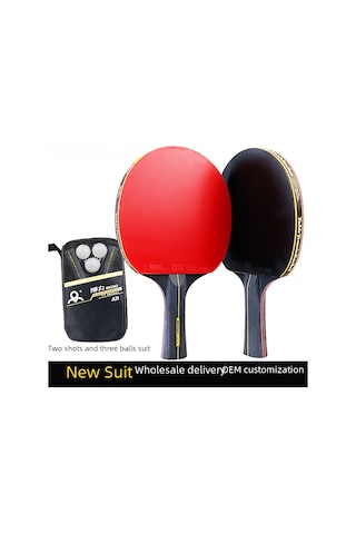 Reedark Öğrenci Antrenmanı İçin Tam Ahşap 6 Yıldızlı Ping-pong Raketi Seti Uzun + Kısa , Dayanıklı Ve Duyarlı Oyun Performansı Diğer