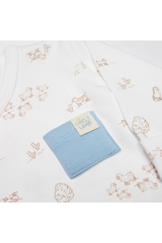 Bistyle Curly Lamb 3'lü Zıbın Takımı 13107 Bej Ekru Çok Renkli