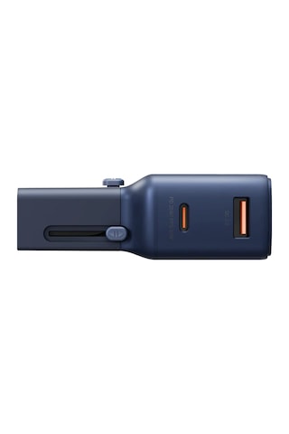 Energea Travelgo 35w 1 Adet Type-c 35w Ve 1 Adet 18w Usb Çıkışlı Pd Hızlı Şarj Aleti - Mavi