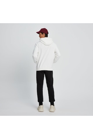 Ellesse Erkek Kapüşonlu Sweatshirt Beyaz Em050-bg 001