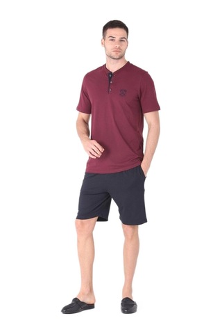 Kocabey 4'lü Pijama Takımı Bordo