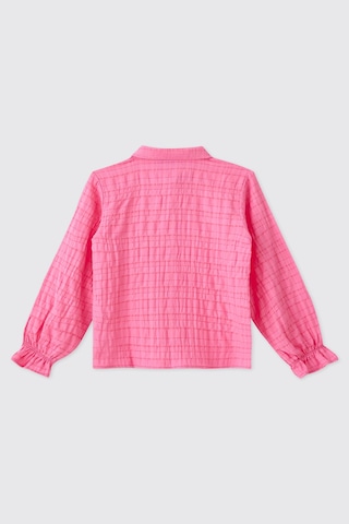 Panço Kız Çocuk Pembe Gömlek 2611gk06056