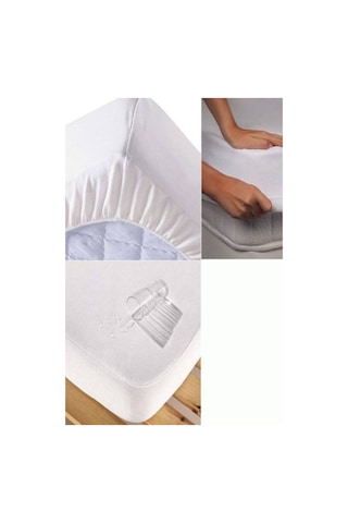 Özdilek Fitted Sıvı Geçirmez Alez Yatak Koruyucu 160x200 Çift Kişilik -- -- Beyaz