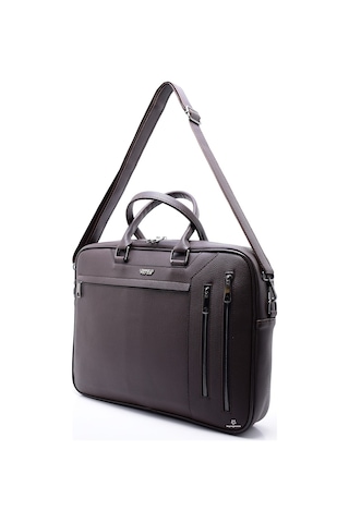 Los Angeles Polo Club Unisex Kahverengi Laptop & Evrak Çantası Kahverengi