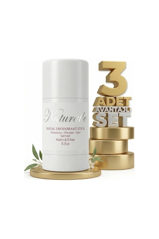 Naturalive Kokulu Doğal Deodorant Stick 3x50 Gr