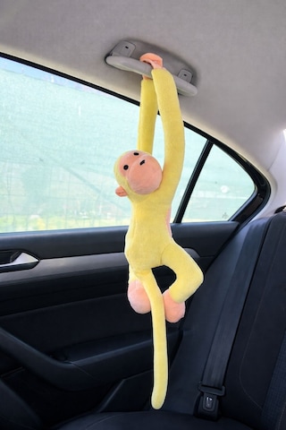 Elleri Yapışan Oyun Ve Uyku Arkadaşı Peluş Maymun Oyuncak Sarılan Maymun M0006 Sarı
