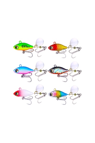 Hengjıa Batık Vıb Sahte Yemler Payet Yemler, Boyut: 4.8cm 7g 6 Renk Kutulu