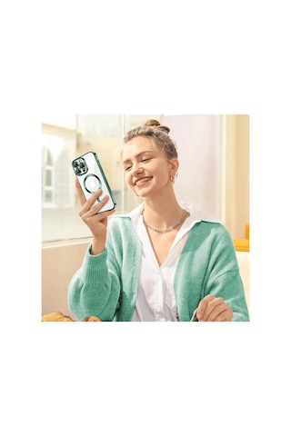 İphone 15 Pro Kılıf Kross Magneticsafe Kapak - Siyah Renk