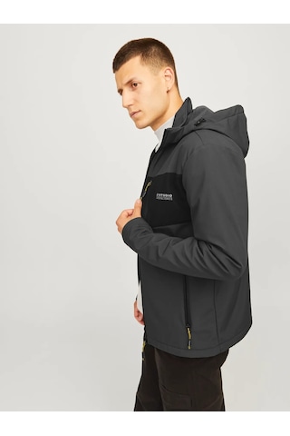 Jack&jones Jjtaylor Softshell Erkek Ceket 12259615 Gri