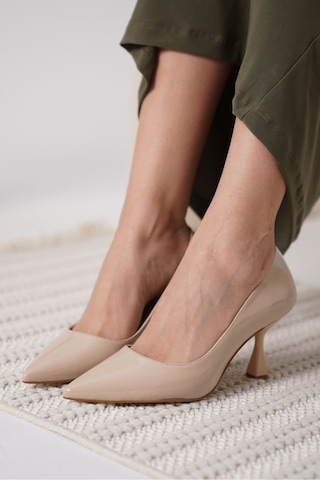 Monica Nude Rugan Kadın Stiletto Nude Rugan