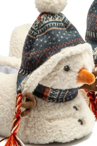 Twigy Snowman Kadın Hayvanlı Panduf Beyaz 36/41