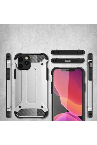 Apple Uyumlu iPhone 12 Pro Max Csm Zore Crash Silikon Kılıf-rose Gold