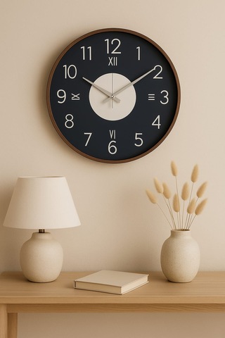 Yeni Tasarım Modern Duvar Saati Şık Ve Kalite Bir Arada No:1003 Siyah