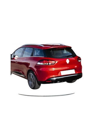 Clio 4 Sport Tourer Krom Arka Tampon Çıtası Paslanmaz Çelik