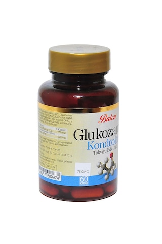 Balen Glukozamin Kondroitin 750 MG 60 Bitkisel Kapsülü Takviyesi