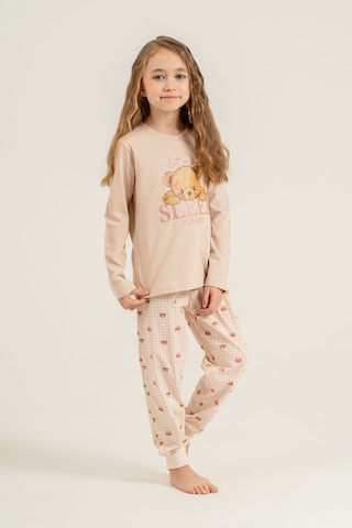 Rolypoly Kız Çocuk Let Me Sleep Please Pembe Uzun Kol Pijama Takım Rp3915-c-v1 Rp3915-c-v1