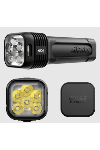 Knog Blinder Bisiklet Ön Far 1400 Lumen Usb Şarjlı Siyah