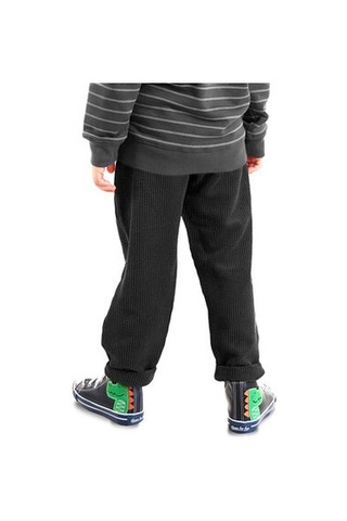 Denokids Erkek Çocuk Fitilli Kadife Pantolon - Antrasit Antrasit