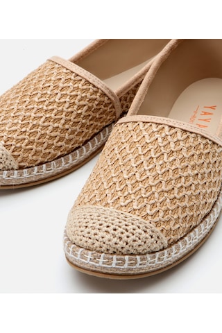 Hotiç Kadın Süet Bej Hasır Detaylı Espadril 01ayy306130a310 Bej