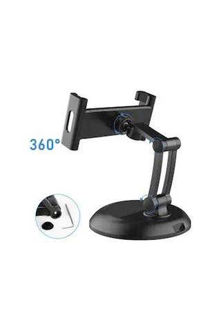 Masa Üstü 360 Derece Ayarlanabilir Tablet Tutucu Telefon Standı 6.3 - 11 İnç Masaüstü Tablet - 9065334669249ynt