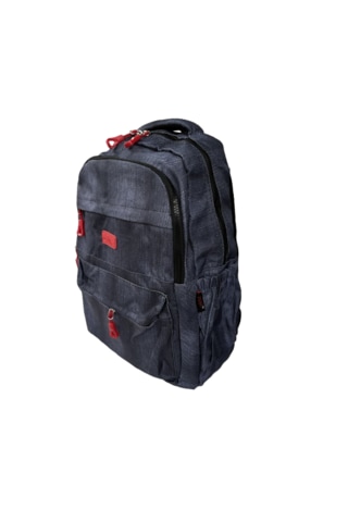 Astral The Highest Peak Kot Sırt Çantası 50x33x21 Cm Denim Kot Görünümlü, Geniş Hacimli Ve Çok Bölmeli Tasarım Mavi