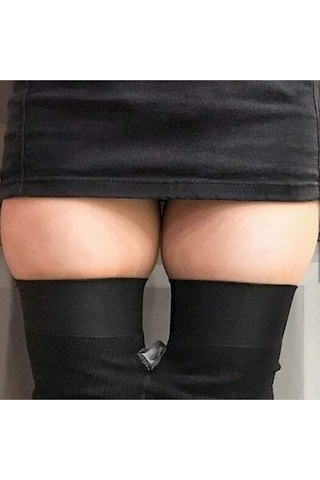 Bonbonetti Kadın Korse Tayt 1 Beden Incelme Garantili Siyah