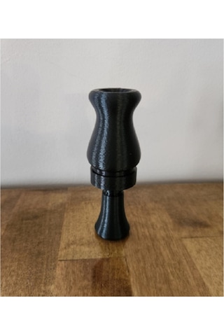 Standart Ördek Düdüğü Tamamen 3d Baskılı Ve Fonksiyonel Siyah