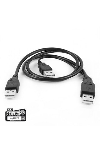 Ropcomp Harici Hdd Power Data Kablosu Usb Y