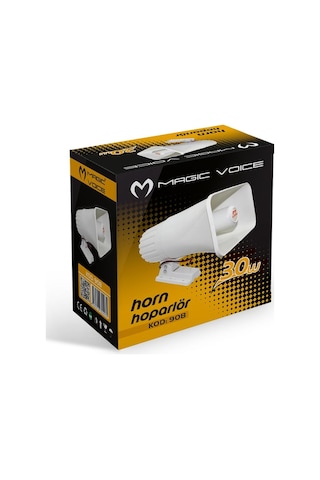MV-908 30 WATT 8 OHM PLASTİK HORN HOPARLOR MAGICVOICE