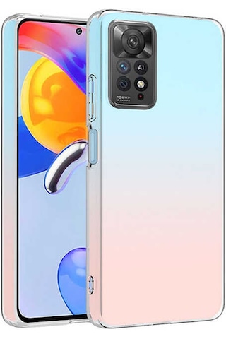 Zore Redmi Note 11 Pro 5g Kılıf Msra Süper Silikon Kapak - Renksiz Renksiz
