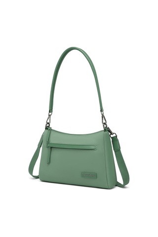 Smart Bags Twill Dimi Kumaş Kadın Omuz Çantası 3325 Yeşil