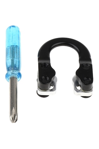 Dolıty Okçuluk D Döngü Metal Halka Bileşik Yay Dize Ok Siyah Siyah