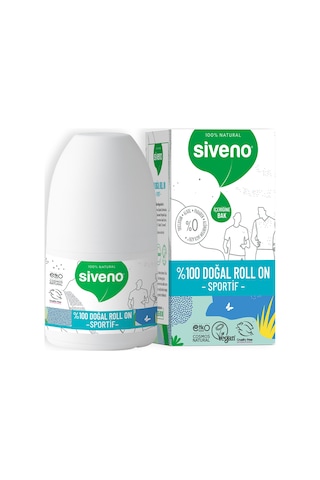Siveno Sportif Vegan Unisex Roll-On Deodorant 50 ML