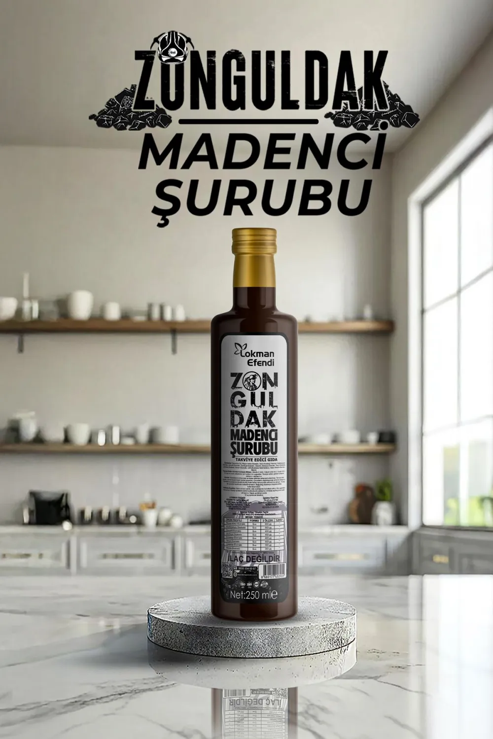 Lokman Efendi Zonguldak Madenci Şurubu 250 Ml
