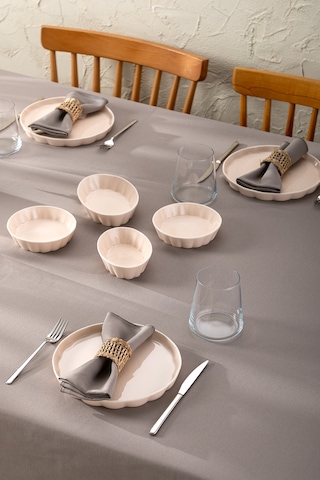 Emsan Cozy 14 Parça 6 Kişilik Kahvaltı Takımı Pembe Pembe