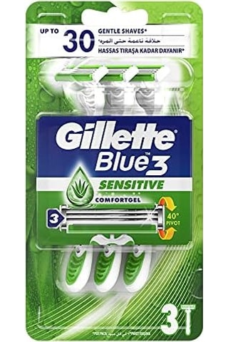 Blue3 Sensitive Kullan At Tıraş Bıçağı 3&apos Lü 1 Paket