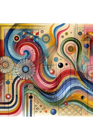 İskandinav Soyut Tablo Set Çerçevesiz 50x50cm Pvc Tablo 4'lü Set 024 Her Bir Tablo 50x50cm Büyüklüğündedir.